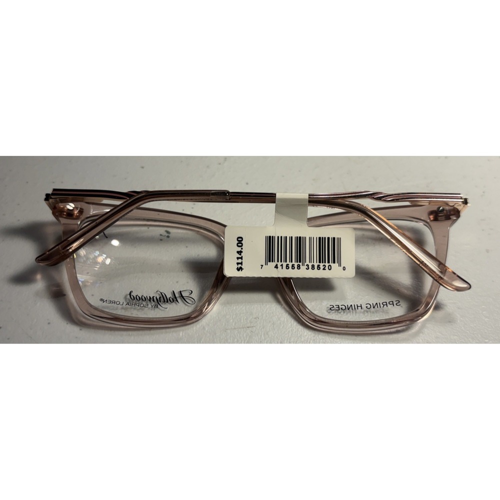 Sophia Loren Eyeglass‎ Frames Womens 52-17-140 Pink Cat Eye H07Z Titanium - Picture 3 of 10